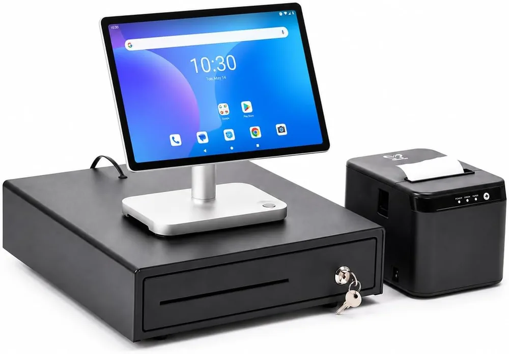 Imagen de producto para TPV Completo Lyra con Android 11, impresora y cajón compacto